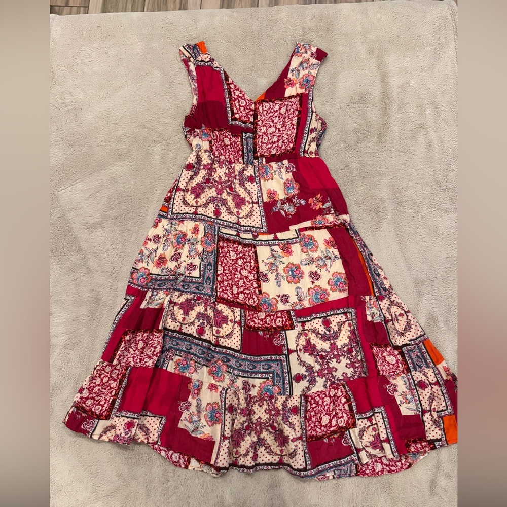 Lapis Patchwork Women’s Dress Large